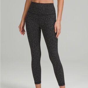 Lululemon Wunder Under High-Rise Tight 25" *Full-On Luxtreme - Camo - Size 6